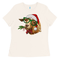 Bone christmas goat Ladies Tee - RanaPortraitStore