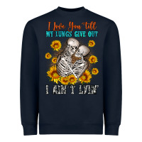Navy i love you till my lungs give out Heavyweight Sweatshirt - OliviaCreatesArt