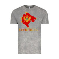 Cloud Rock Montenegrin Flag  Montenegro Vintage Tee - trangStudio
