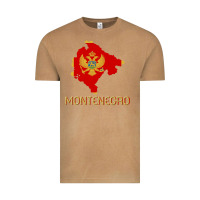 Vintage Camel Montenegrin Flag  Montenegro Vintage Tee - trangStudio