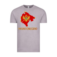 Vintage Zinc Montenegrin Flag  Montenegro Vintage Tee - trangStudio