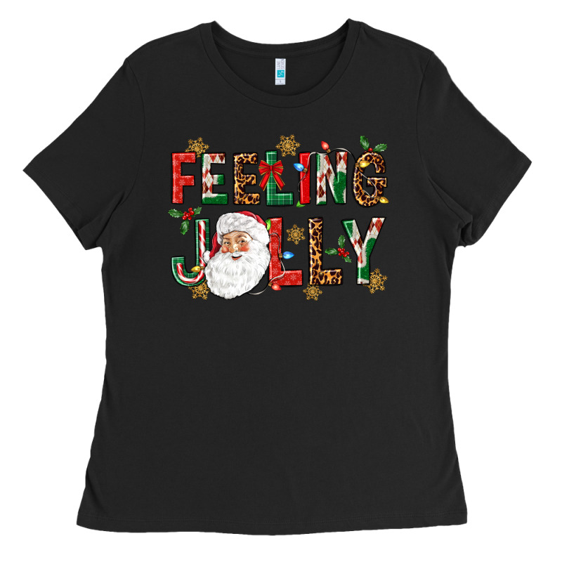Feeling Jolly Ladies Tee by NancyCooperArtShop | Teevron