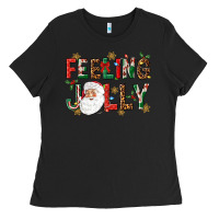 Black Feeling Jolly Ladies Tee - NancyCooperArtShop