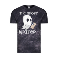 Cloud Black ghost writer ghoul author halloween trick or treat novelist t shirt Vintage Tee - trangStudio