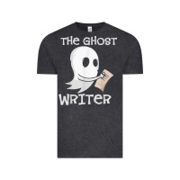 Vintage Black ghost writer ghoul author halloween trick or treat novelist t shirt Vintage Tee - trangStudio