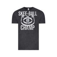 Vintage Black Distressed Skeeball - Skee-ball Champ - Traveling Carnival Vintage Tee - trangStudio