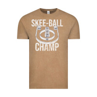 Vintage Coffee Distressed Skeeball - Skee-ball Champ - Traveling Carnival Vintage Tee - trangStudio