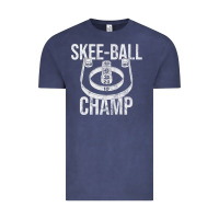 Vintage Denim Distressed Skeeball - Skee-ball Champ - Traveling Carnival Vintage Tee - trangStudio