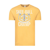 Vintage Mustard Distressed Skeeball - Skee-ball Champ - Traveling Carnival Vintage Tee - trangStudio