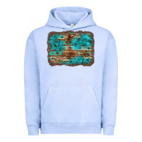 Pigment Grape Ice western turquoise stone aztec tiger pattern background Urban Hoodie - Artiststas