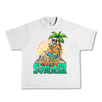 Lunar Rock Hello summer skeleton Urban Heavy Tee - NancyCooperArtShop