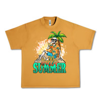 Peanut Butter Hello summer skeleton Urban Heavy Tee - NancyCooperArtShop