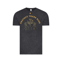 Vintage Black Protect Trans Kids Vintage Tee - trangStudio