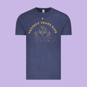 Protect Trans Kids Vintage Tee Designed By Trangstudio