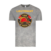 Cloud Rock fire rescue lieutenant department  for firefighters Vintage Tee - trangStudio