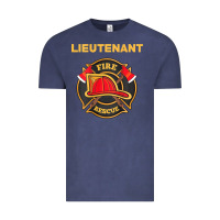 Vintage Denim fire rescue lieutenant department  for firefighters Vintage Tee - trangStudio