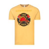 Vintage Mustard fire rescue lieutenant department  for firefighters Vintage Tee - trangStudio
