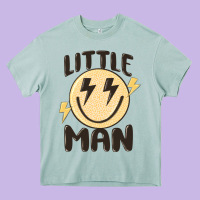 Little Man Heavy Core Tee Designed By Maliassmallbusiness