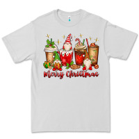 Dove Grey merry christmas gnomes coffee cups Premium Tee - MaliasSmallBusiness