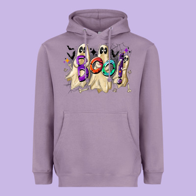 Boo Heavyweight Hoodie Designed By Cowhidedigitalart