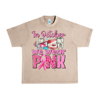 French Oak in october we wear pink breast cancer awareness Urban Heavy Tee - texasbilliewilder