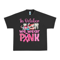 Pigment Black in october we wear pink breast cancer awareness Urban Heavy Tee - texasbilliewilder
