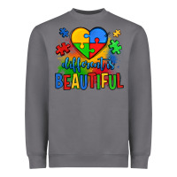 Storm different is beautiful autism Heavyweight Sweatshirt - OliviaCreatesArt