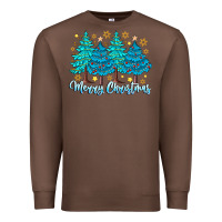 Chestnut Merry Christmas Premium Sweatshirt - CowhideDigitalArt