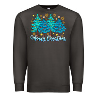Smoke Merry Christmas Premium Sweatshirt - CowhideDigitalArt