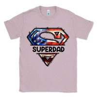 Lilac American Superdad Classic Tee - LillyAllenDesigns