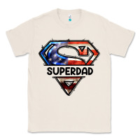 Natural American Superdad Classic Tee - LillyAllenDesigns