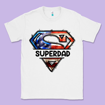 American Superdad Classic Tee Designed By Lillyallendesigns