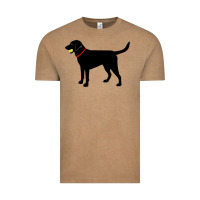 Vintage Coffee Labrador Retriever Fetch, Black Lab Play Ball Vintage Tee - trangStudio