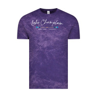 Cloud Purple Lake Champlain Oars Graphic Vintage Tee - trangStudio