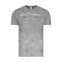 Cloud Rock Lake Champlain Oars Graphic Vintage Tee - trangStudio