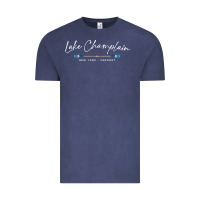 Vintage Denim Lake Champlain Oars Graphic Vintage Tee - trangStudio