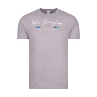 Vintage Zinc Lake Champlain Oars Graphic Vintage Tee - trangStudio