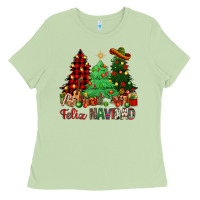 Matcha Feliz Navidad Ladies Tee - NancyCooperArtShop