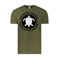Vintage Olive Diving at Monterey Bay, California Vintage Tee - trangStudio