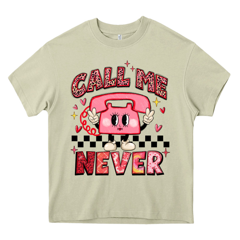 Call Me Never Heavy Core Tee by MaliasSmallBusiness | Teevron