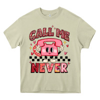 Mossy call me never Heavy Core Tee - MaliasSmallBusiness