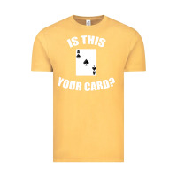 Vintage Mustard Cool Magician Is This Your Card Illusionist Vintage Tee - trangStudio
