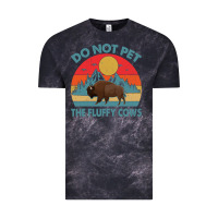 Cloud Black Do Not Pet The Fluffy Cows Vintage Vintage Tee - trangStudio