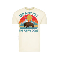 Vintage Arctic Do Not Pet The Fluffy Cows Vintage Vintage Tee - trangStudio