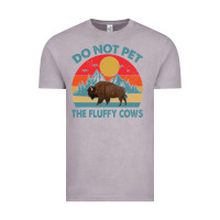 Vintage Zinc Do Not Pet The Fluffy Cows Vintage Vintage Tee - trangStudio