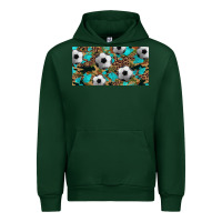 Forest Green western leopard camouflage turquoise soccer licence plate template Urban Hoodie - Artiststas