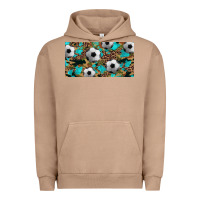 Pigment Burro western leopard camouflage turquoise soccer licence plate template Urban Hoodie - Artiststas