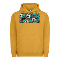 Pigment Peanut Butter western leopard camouflage turquoise soccer licence plate template Urban Hoodie - Artiststas