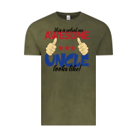Vintage Olive Awesome uncle Vintage Tee - Bettercallsaul