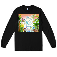 Black it's five o'clock somewhere Long Sleeve Tee - TumblerDesignByShophia